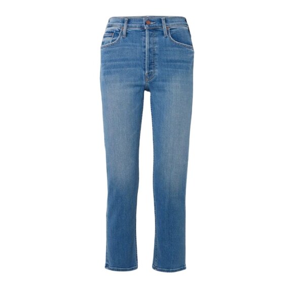 Mother the Tomcat Jeans Womens 24 Blue On the Run Button Fly High Rise Denim - Picture 3 of 13
